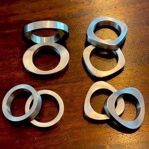 8 Napkin Rings